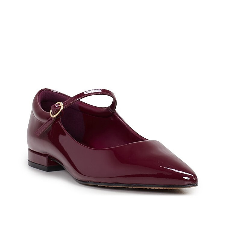 Vince Camuto Eloise Mary Jane Flat | Women's | Wine Maroon | Size 9.5 | Flats | Mary Jane | DSW