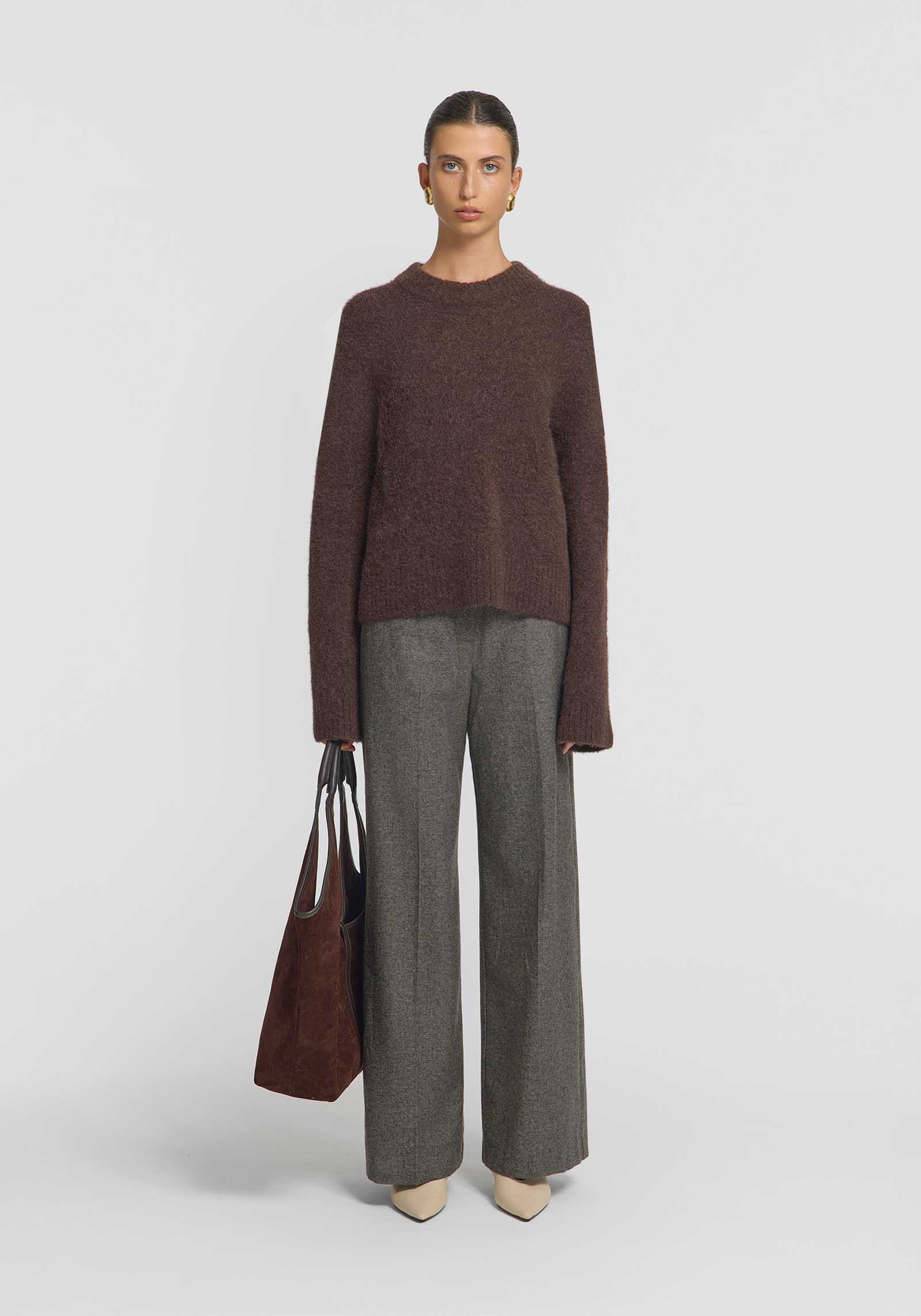 Winnipeg Knit IN BROWN | KNITWEAR | VIKTORIA & WOODS | Viktoria & Woods