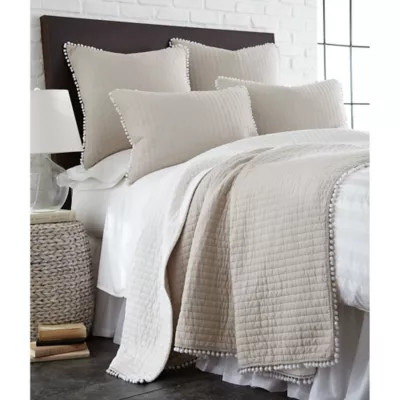 Levtex Home Niko Reversible King Quilt in Taupe | Bed Bath & Beyond