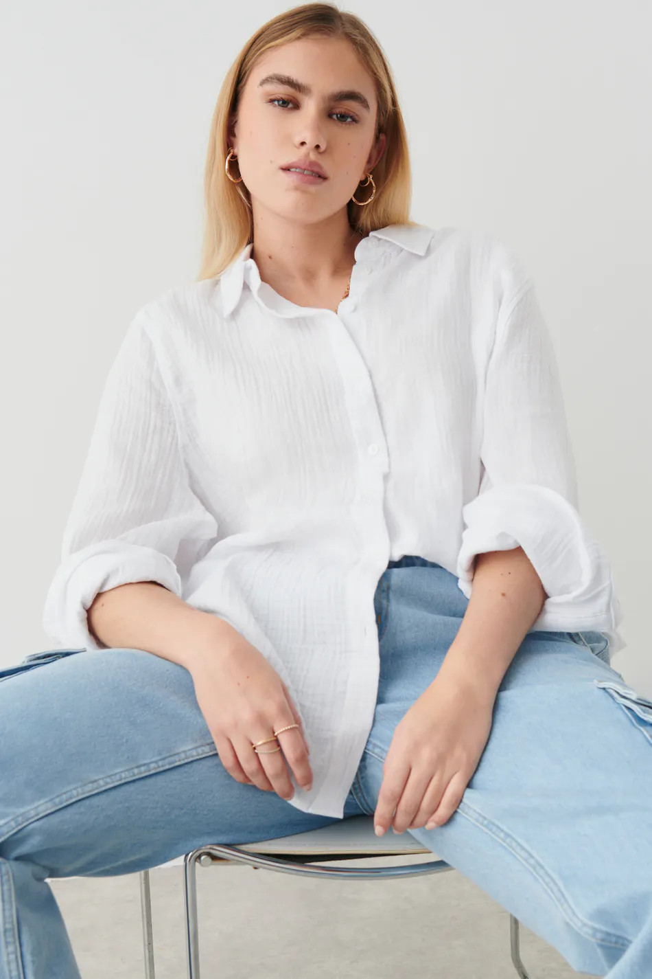 Siriana gauze shirt - Gina Tricot | Gina Tricot SE