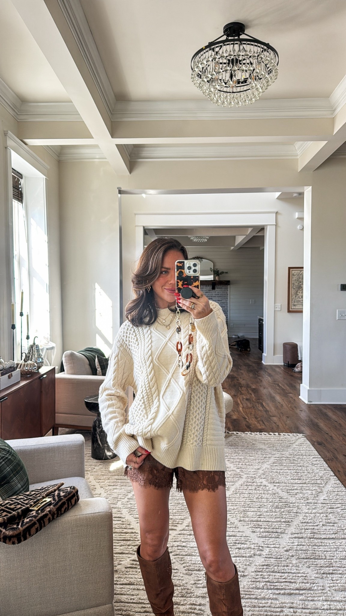 Code KRISTINA50 for half off my boots! In M sweater XS shorts amazon thanksgiving outfit 

#LTKFindsUnder50 #LTKHoliday #LTKFindsUnder100