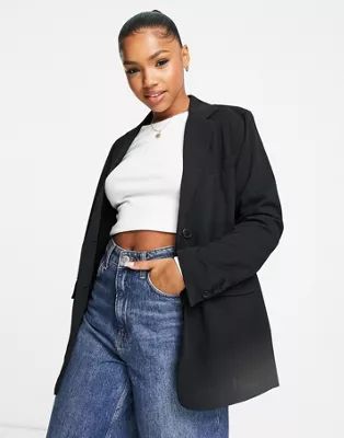 JDY oversized blazer in black | ASOS (Global)