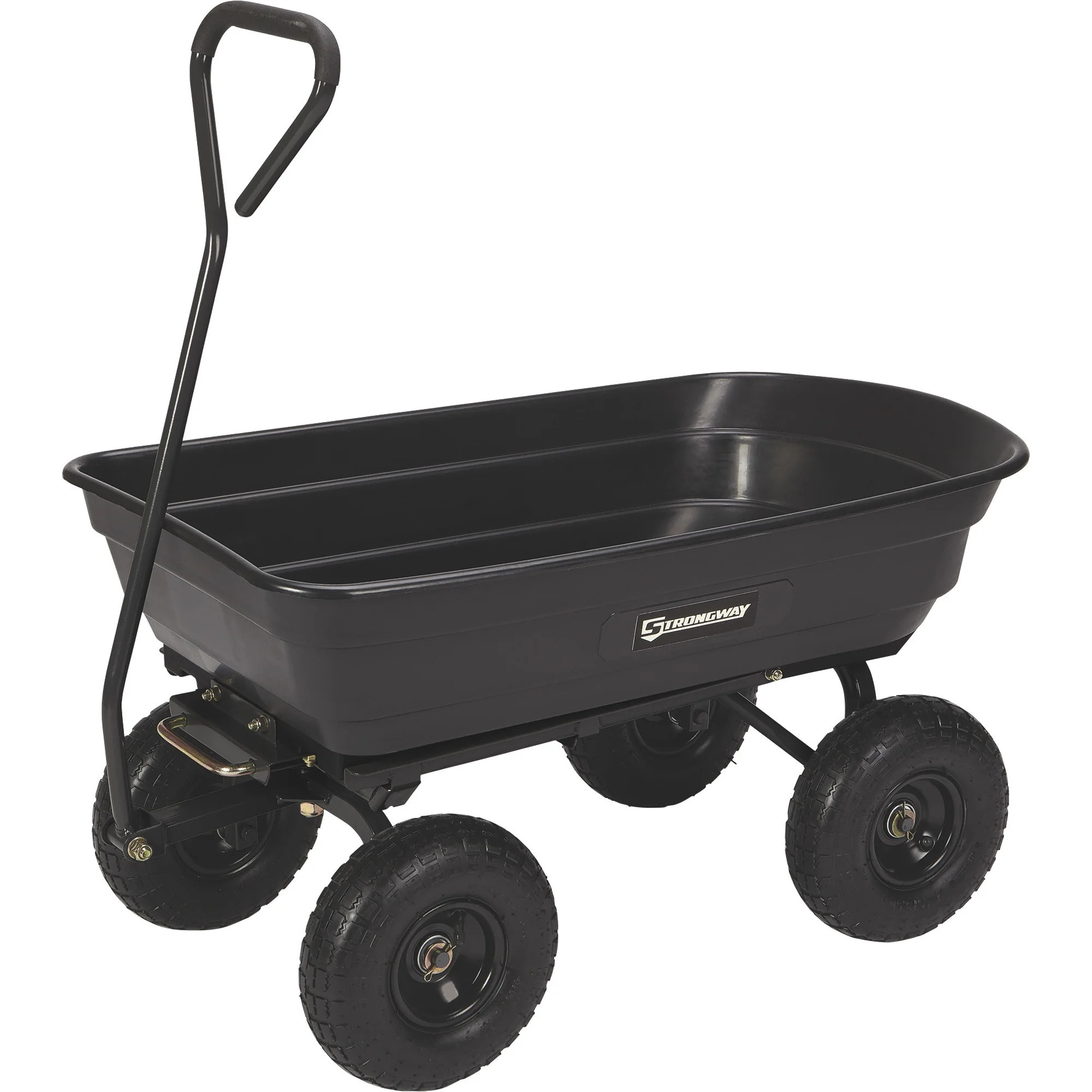 Strongway Poly Dump Cart, 600-Lb., 4 Cu. Ft. Capacity, 38-3/4in.L x 20in.W | Walmart (US)