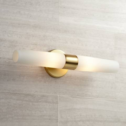 George Kovacs Gold 20" Wide Modern Bathroom Light Fixture - #Y4517 | Lamps Plus | Lamps Plus