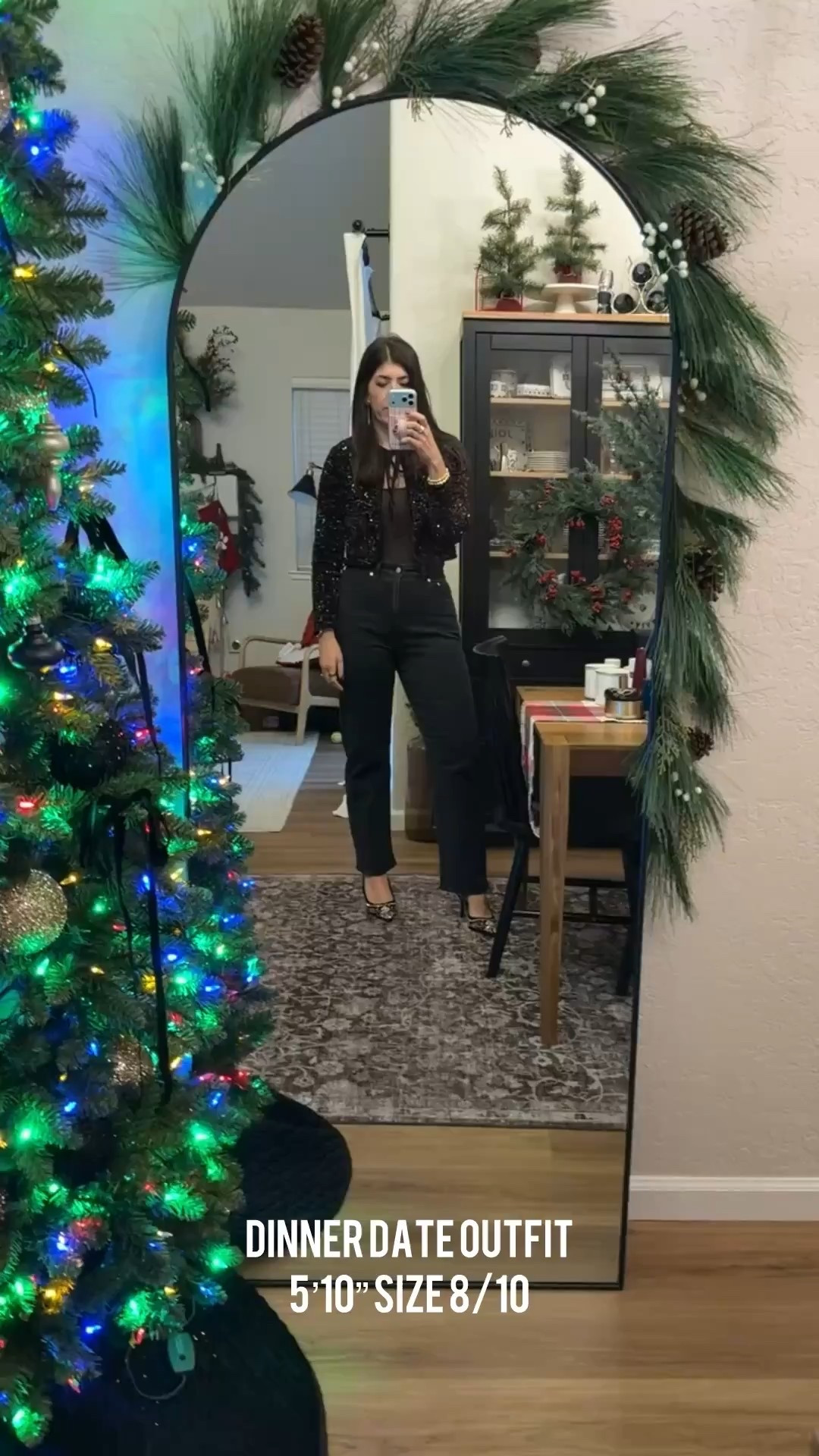 Cami- medium Sequin jacket/medium Straight leg jeans- medium tall (code:meghanxspanx)

Dinner date outfit, date night outfit, holiday look, holiday fashion, sequins, midsize fashion, new years look, NYE outfit, affordable fashion, trendy looks

#LTKHoliday #LTKootd #LTKMidsize