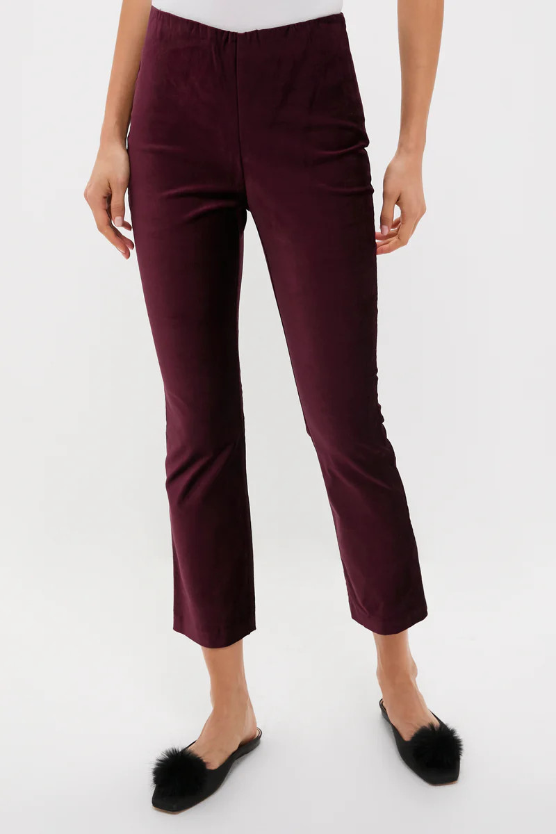 Merlot Velvet Ashford Pants | Tuckernuck (US)