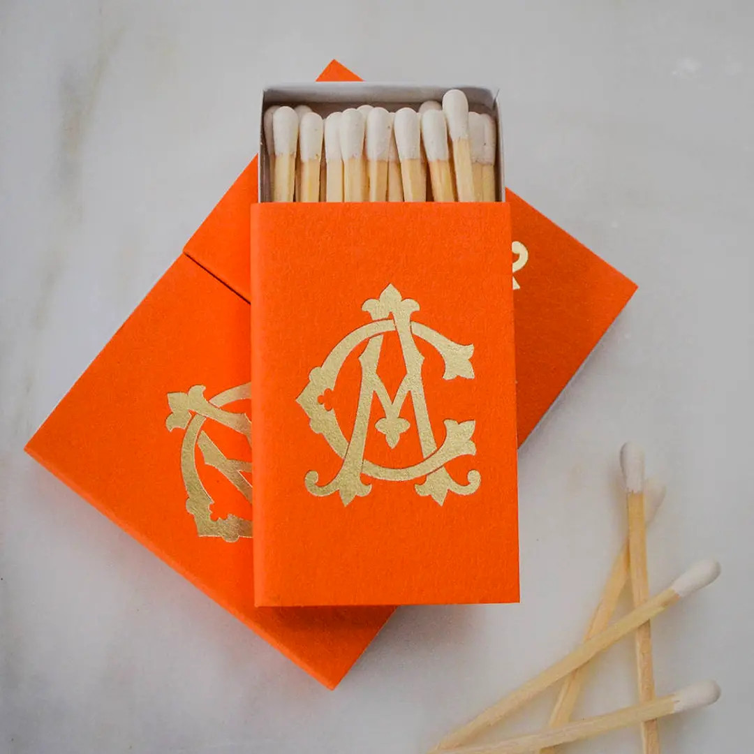 Personalized Wedding Matches Monogram Matchbox, Custom Matchbox, Sparkler Send off Matches, Weddi... | Etsy (US)