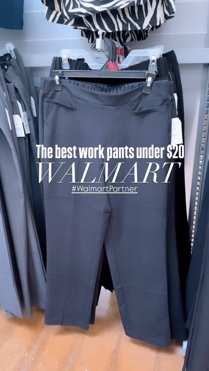 I absolutely love these @walmartfashion dress pants I just found!!!! #WalmartPartner They come in grey as well and are  only $16.98!!! I love the comfy elastic waist!!!
And allllll of these cute shoes are under $20!!!! @walmart for the workwear win!!!!! 
#walmartfashion
⬇️⬇️⬇️
Pants TTS size small 29” length 
Tops TTS small
Shoes TTS

#LTKWorkwear #LTKFindsUnder50 #LTKStyleTip