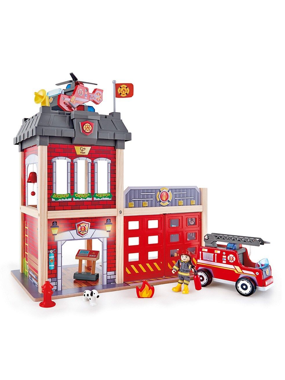 Hape Toys 13-Piece City Fire Station | Saks Fifth Avenue
