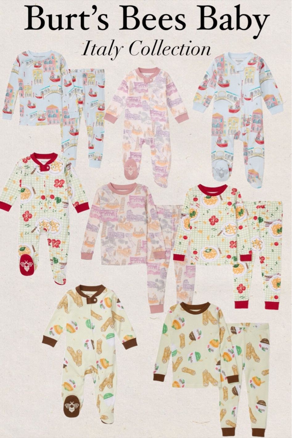 Burt’s Bees Baby Italy collection
Italian pajamas
Italy
Destination
Travel
Kids pajamas
Matching siblings pajamas
Baby pajamas
Toddler pajamas
Pasta pajamas
Cannoli pajamas
Gelato pajamas
Venice pajamas
Gondola
Amalfi coast



#LTKKids #LTKBaby #LTKFindsUnder50