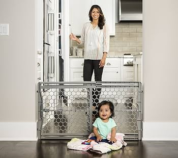 Regalo Easy Fit Plastic Adjustable Extra Wide Baby Gate, 1 Count (Pack of 1) | Amazon (US)