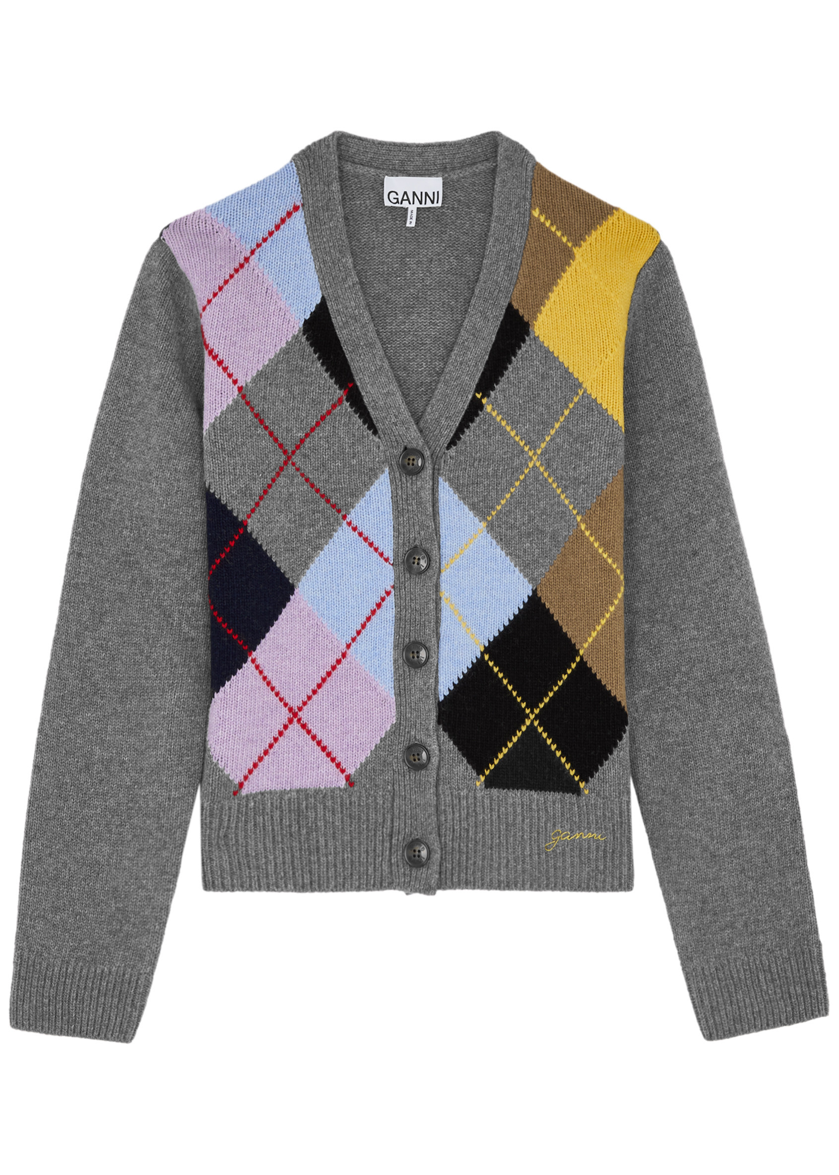 Harlequin wool-blend cardigan | Harvey Nichols