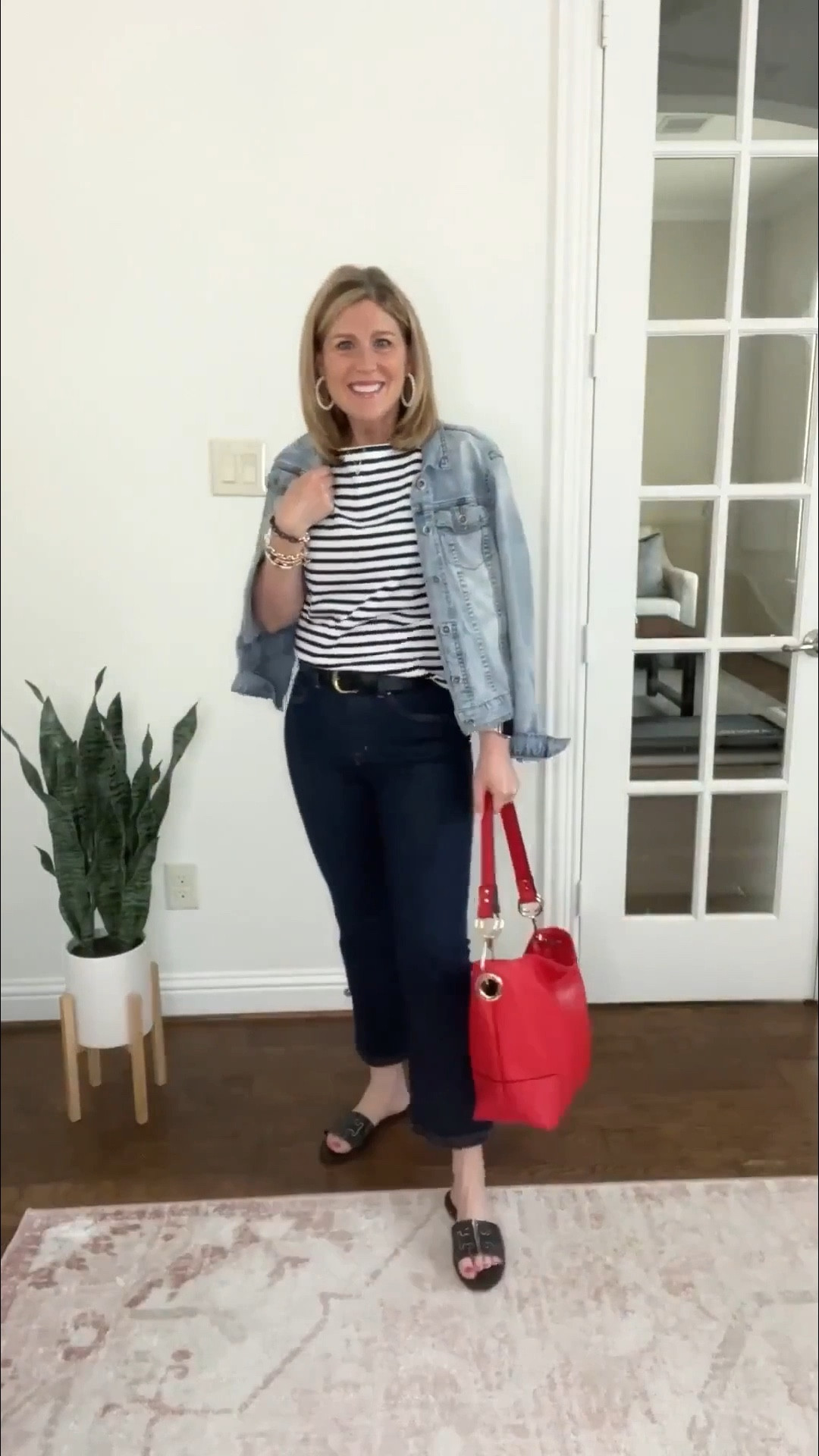 Red white and blue ootd. Kick crop dark denim. Run SNUG! Size up one! ♥️

Discount code for pants: CINDYXSPANX 

Linking adorable ballet flats, mules, and cool-weather dress booties to style with this look!

#LTKParties #LTKShoeCrush #LTKItBag #LTKStyleTip

#LTKootd #LTKGiftGuide #LTKSeasonal #LTKFindsUnder100 #LTKSaleAlert #LTKFindsUnder50 #LTKHoliday #LTKTravel #LTKBeauty #LTKOver40 #LTKPetite #LTKMidsize