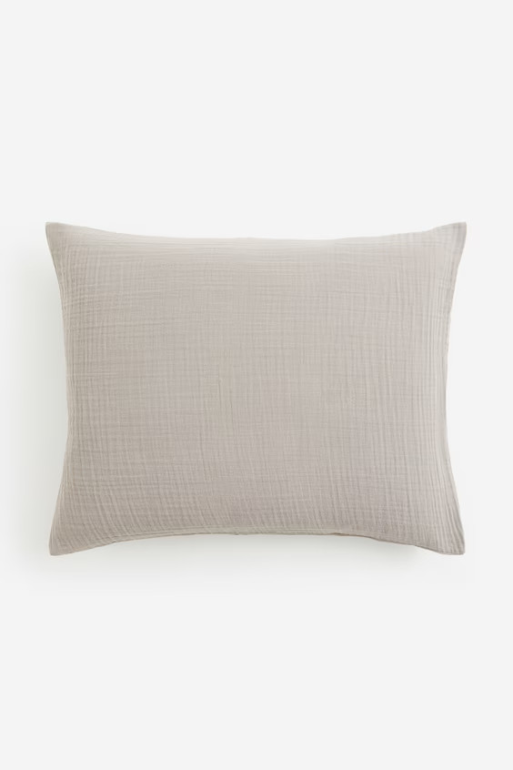 Muslin King/Queen Duvet Cover Set | H&M (US + CA)
