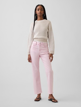 High Rise '90s Slim Straight Crop Jeans | Gap (US)