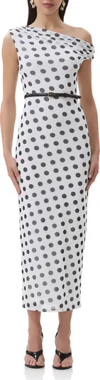 Holden One-Shoulder Stretch Mesh Dress | Nordstrom