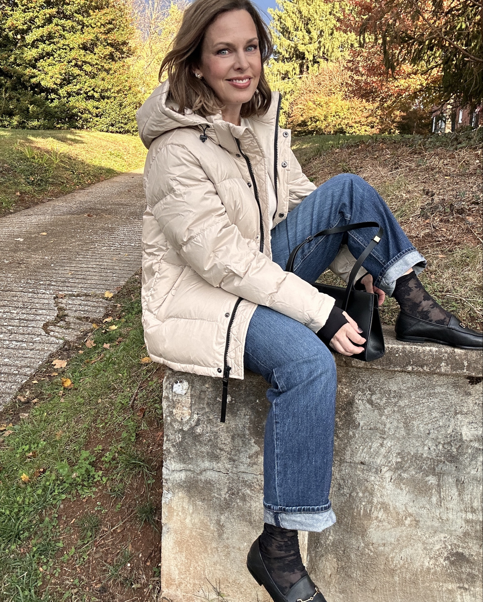 Because you NEED a puffer coat and your black one feels tired, try this one (I chose Oatmilk) from Quince. Save 40% off traditional retail 💲It’s warm without being suffocatingly so. 

I’m wearing a small TTS and this coat is available in a whopping 15 different color options! 

#LTKSeasonal #LTKStyleTip #LTKOver40