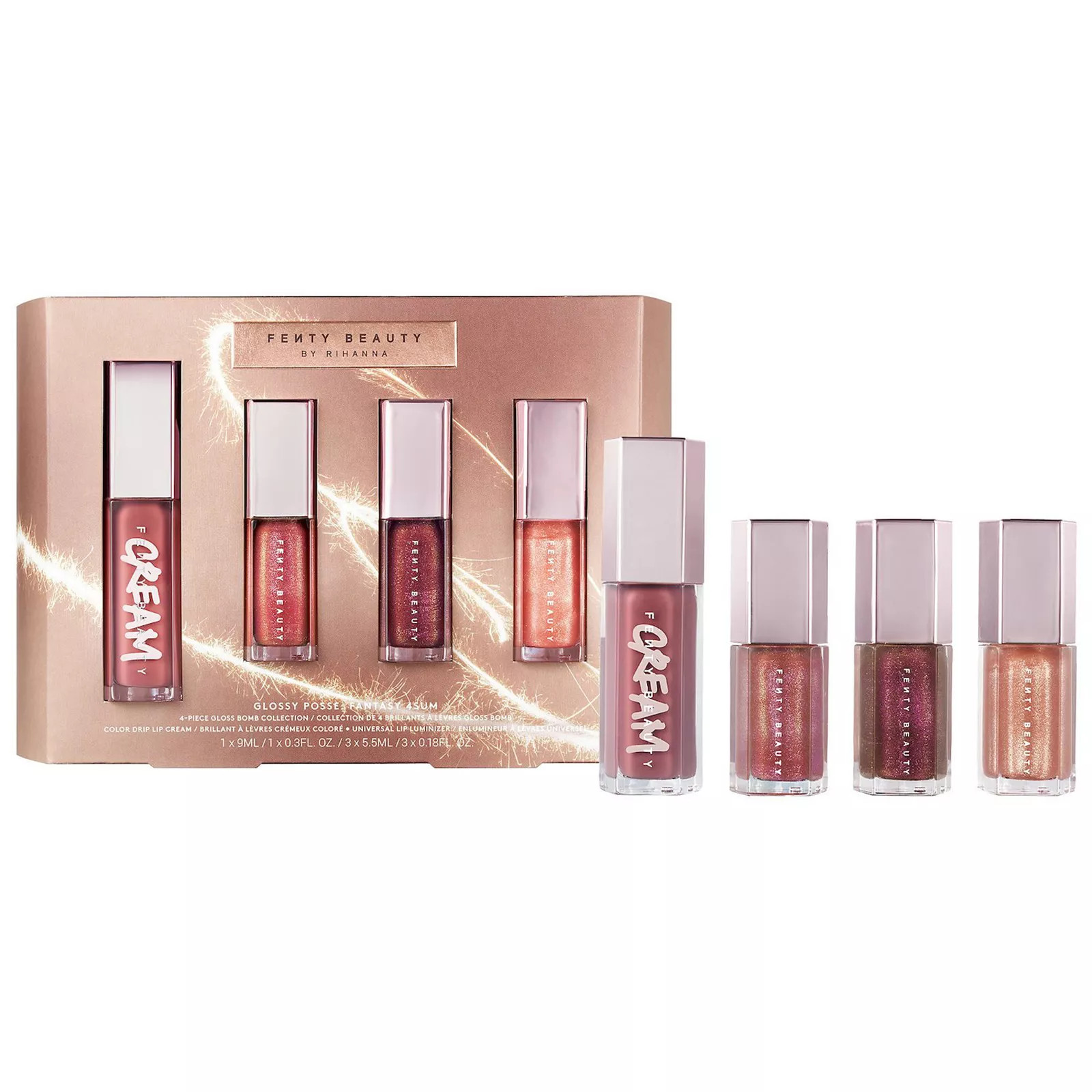 Glossy Posse: Fantasy 4Sum 4-Piece Gloss Bomb Set, Multicolor | Kohl's