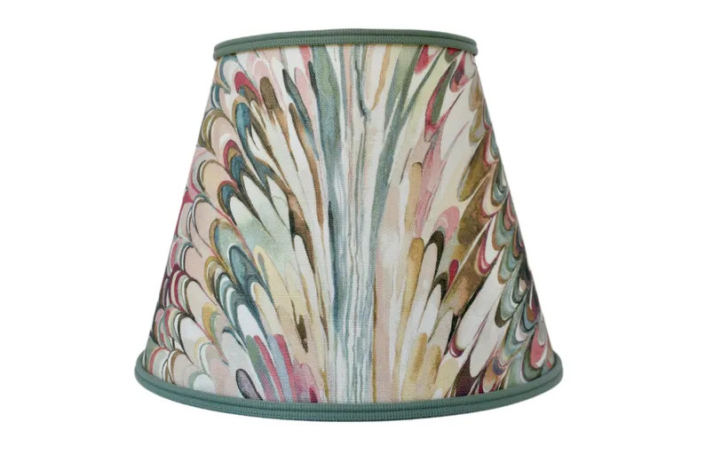 Taplow Print - Juniper/Petal  Lampshade- sconce chandelier shade-Custom Made-To-Order- Lamp Shade... | Etsy (Global)