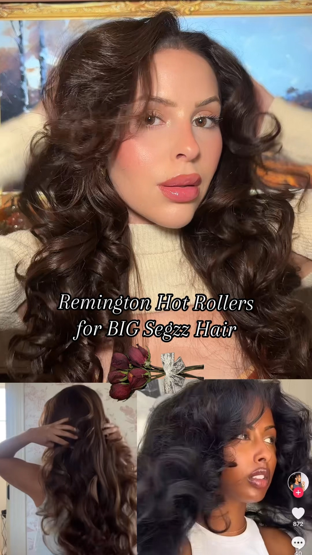 Remington Hot Rollers & satin Bonnet, for big bouncy curls for hair! 

#LTKStyleTip #LTKBeauty #LTKFindsUnder50