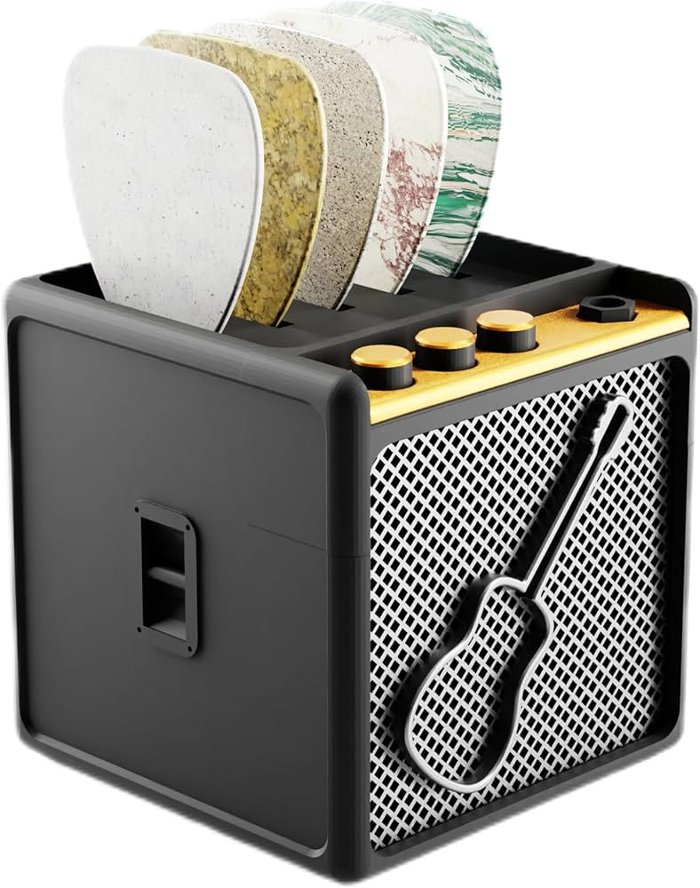 Guitar Pick Display Holder - Stylish Organizer for Music Enthusiasts and Musicians (Black) | Amazon (US)