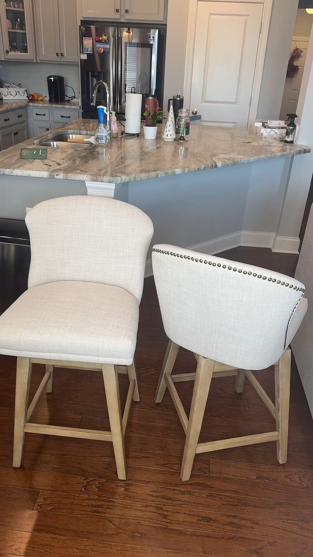Home Depot for the win on these bar stools! Super easy to put together, and my favorite is that they swivel! They are very good quality and so comfortable. Couldn’t be happier with these! 

#LTKHome #LTKWatchNow #LTKParties