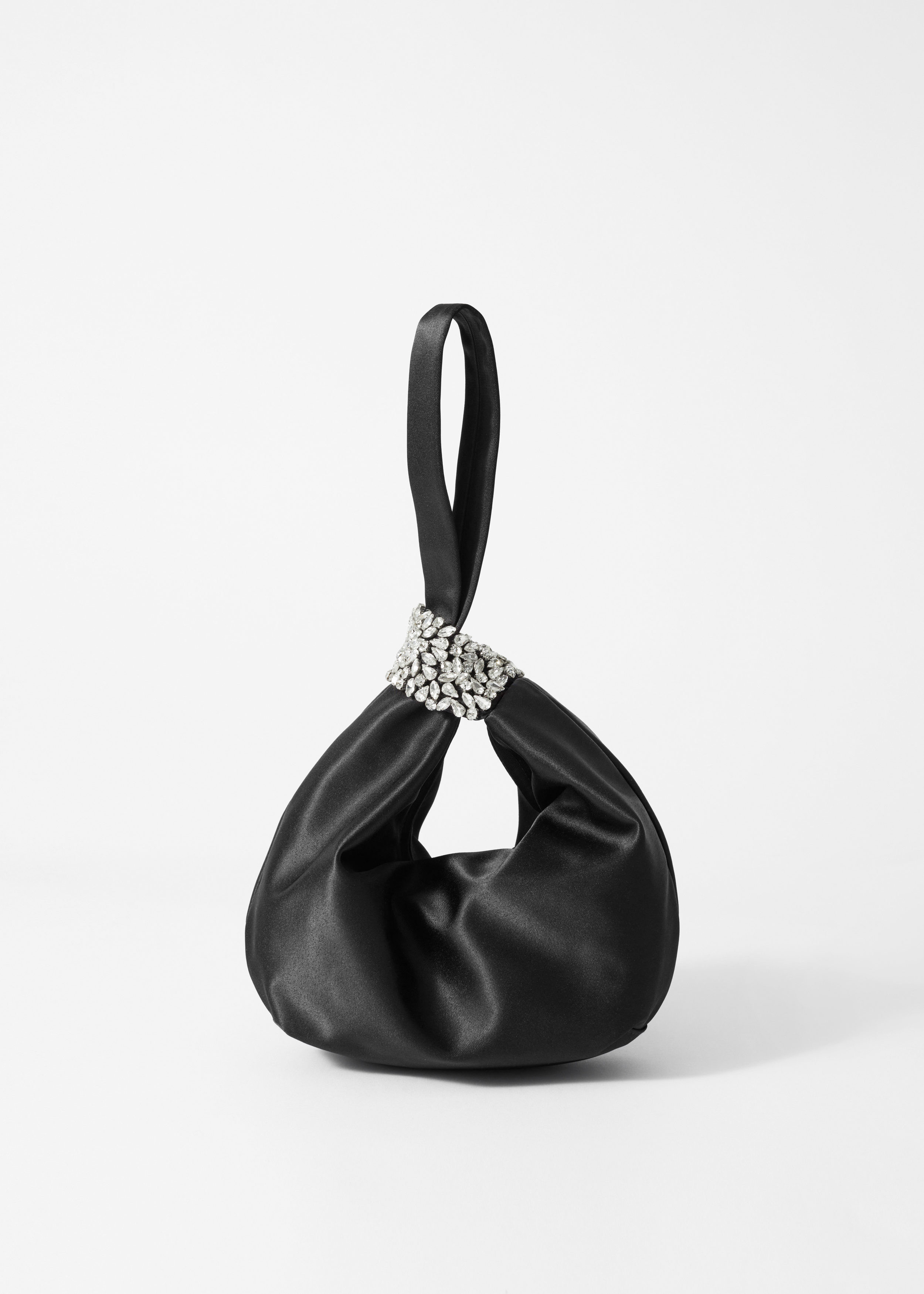 Pochette en satin ornée de strass - Noir - & Other Stories FR | & Other Stories EU