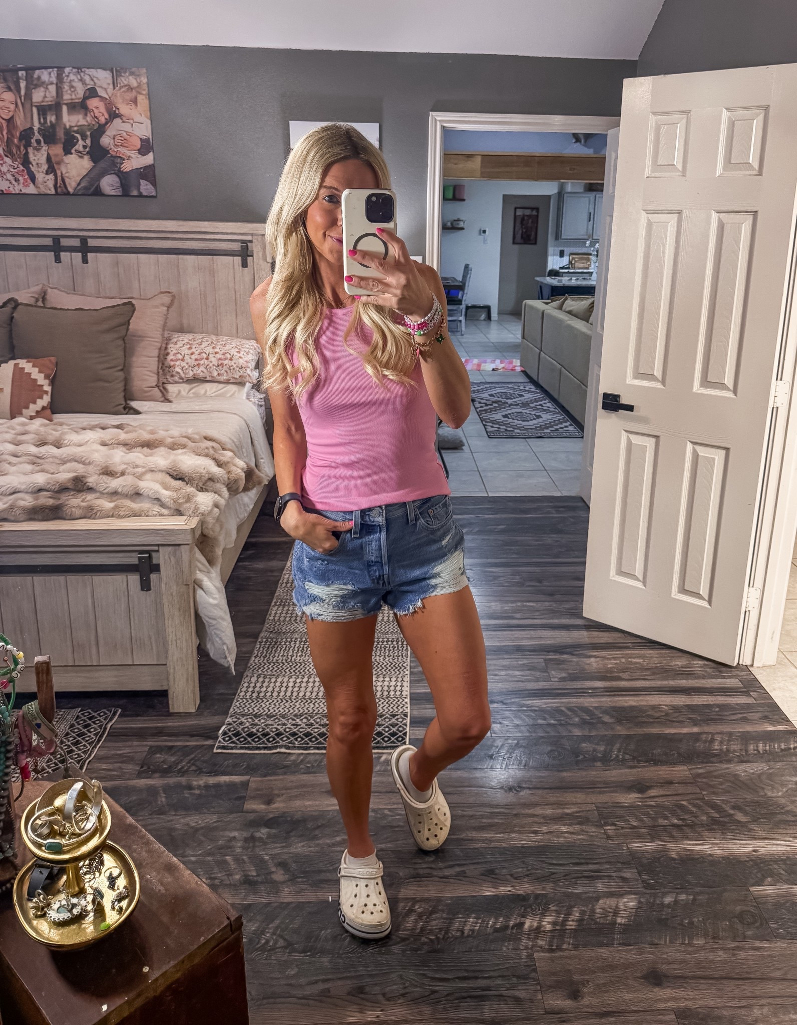 Tank and cutoff jeans are my go to outfits 

#LTKootd #LTKmomlife