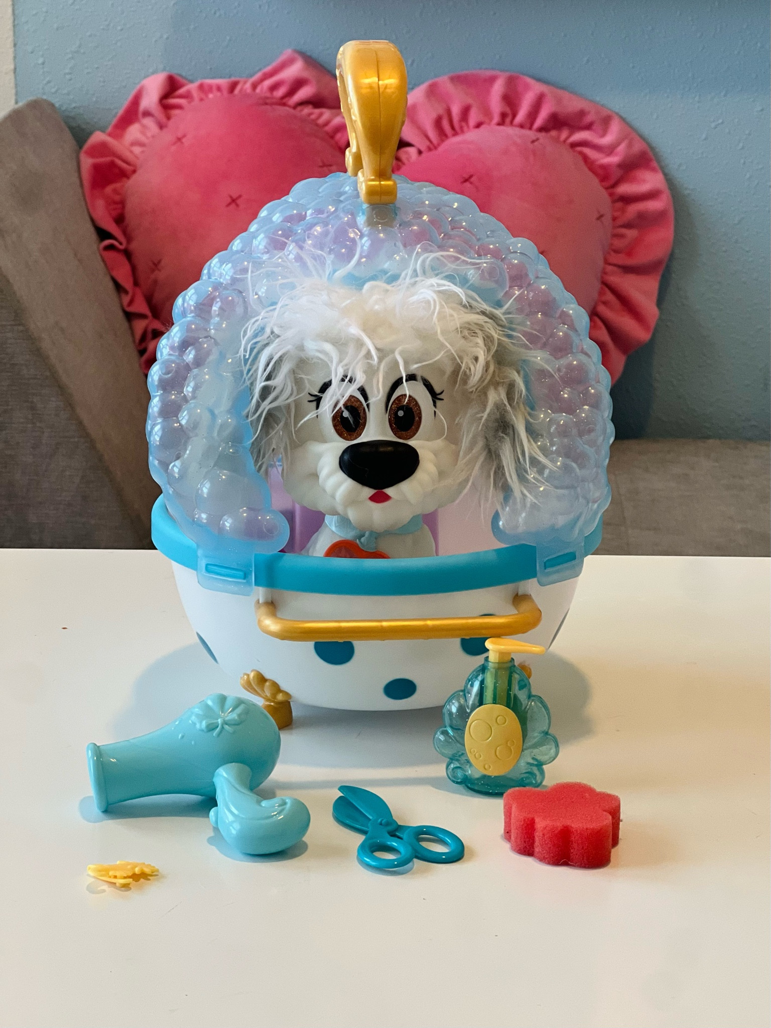 Disney bathtub playset! Max the dog from the little mermaid changes color in cold water and my girls love it so much 🫧 🛁 
disney princess toy/ little mermaid toy/ toddler toys/ kid birthday gift guide/ pretend play 

#LTKSaleAlert #LTKKids #LTKFamily