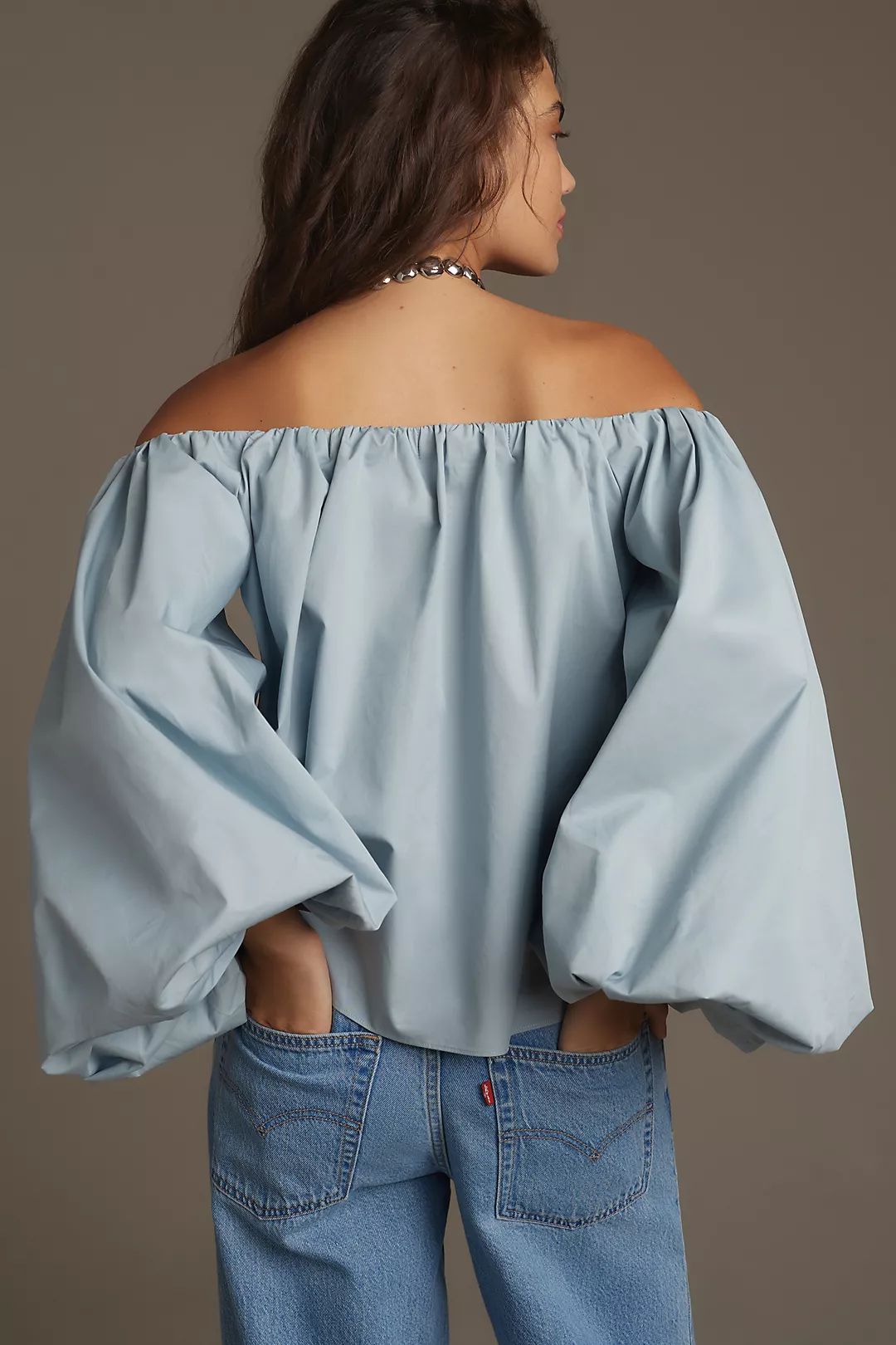 Mare Mare x Anthropologie Off-The-Shoulder Puff-Sleeve Top | Anthropologie (US)