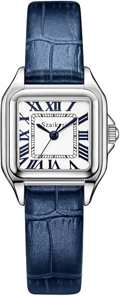 Classic Square Watches for Women with Roman Numerals Ladies Casual Dress Watch | Amazon (US)