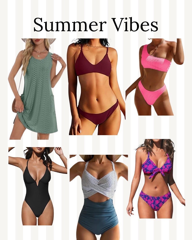 Ready for summer? 🌴👏 Dive into these stunning bikinis from CUPSHE, YIMISAN, and ZAFUL! From floral prints to bold reds, I’ve rounded up my top 5 picks for your beach getaway. 🏖️ Tap to shop these women’s two-piece swimsuits and find your perfect fit! Which one’s your favorite? 💬 #SummerSwim #BikiniSeason #BeachStyle

#LTKSummerEdit #LTKPetite #LTKSwim