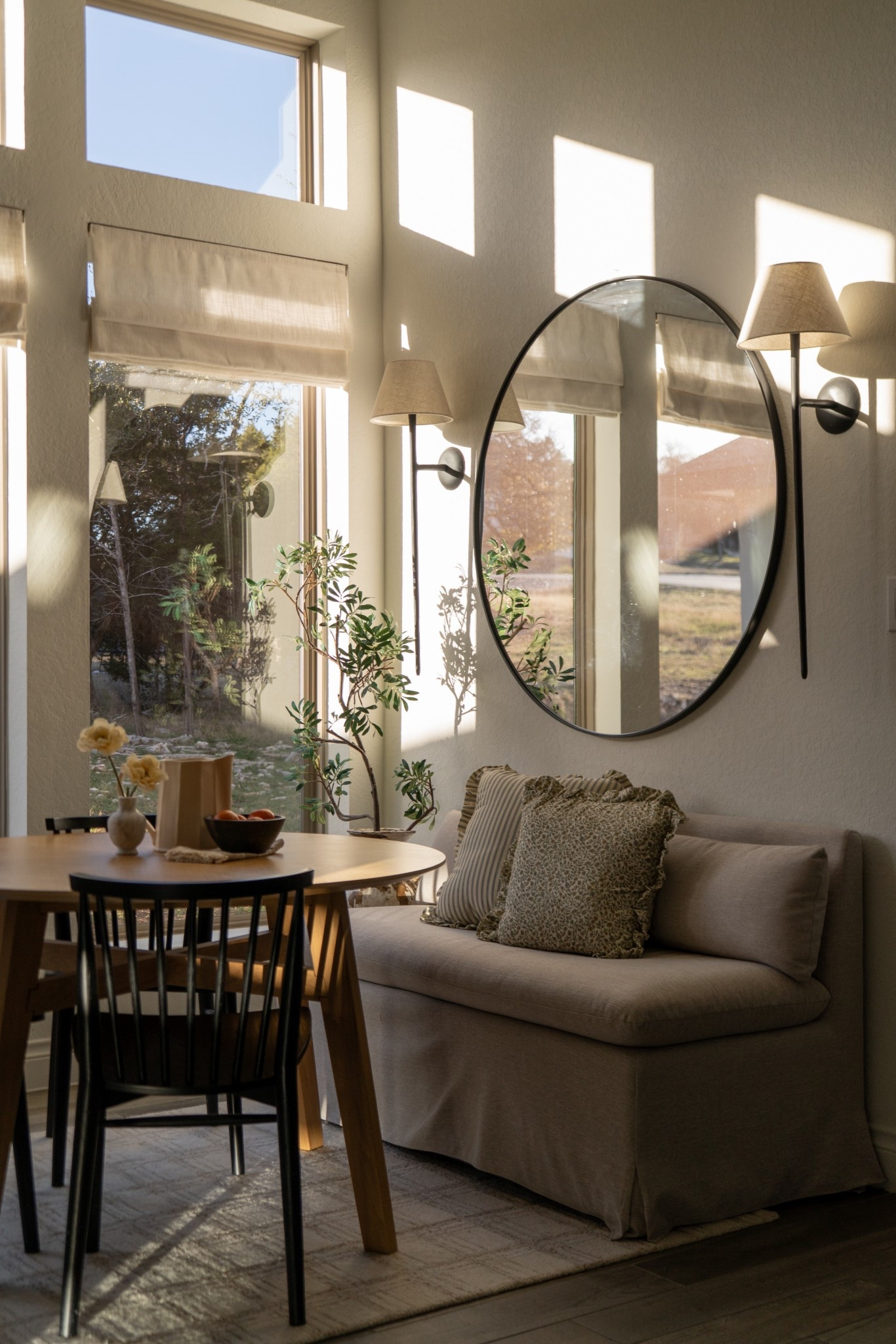 Added a dining sofa to our breakfast nook 🤎 just waiting on a new table/sconce’s & mirror 

#LTKSpringSale #LTKSeasonal #LTKHome