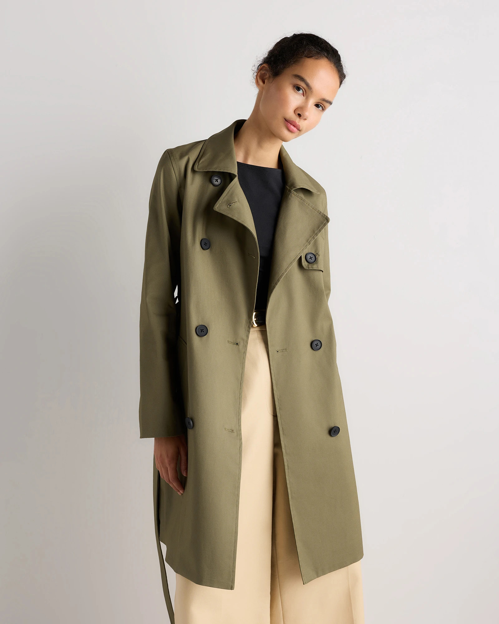 Comfort Stretch Trench Coat | Quince