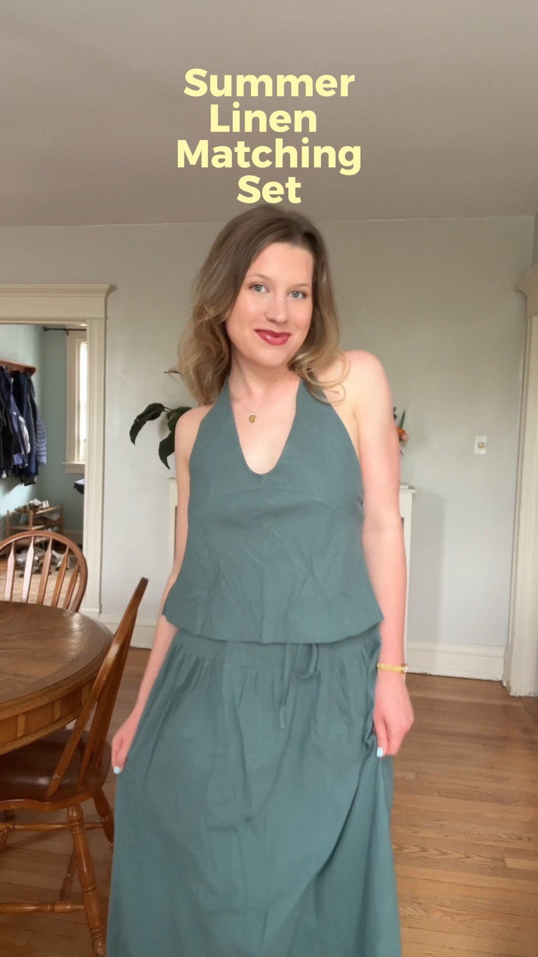 The cutest summer linen matching set! 5’11” wearing size M 🤍 (fp inspired look for less)

 #matchingset #twopieceset #twopieceoutfit
#SummerFashion

#LTKootd #LTKTall