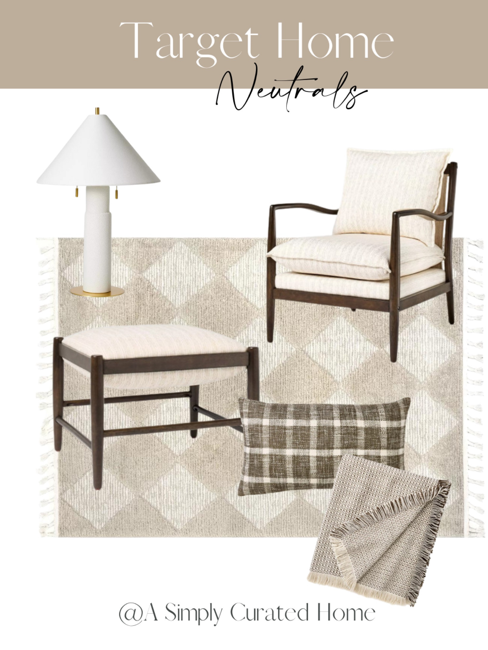 Neutral home decor, Target Circle week Sales, Threshold furniture, cream ottoman, wood frame pillow top accent chair 

#LTKSummerSales #LTKSaleAlert #LTKHome