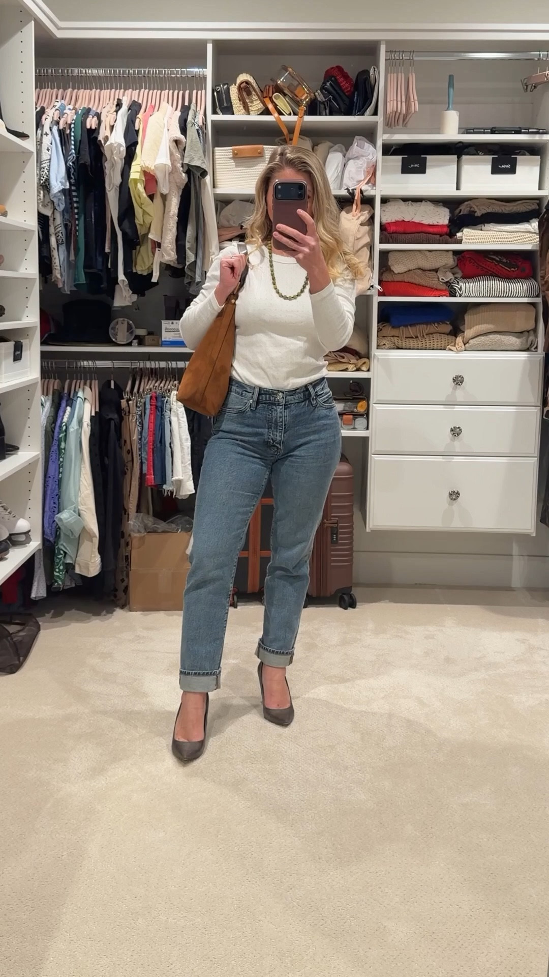 Denim + heels is one of my forever favorites 🤍

This pointelle top is soft, comfortable, and adds just enough texture to elevate a simple look. It’s an easy outfit that moves with you—perfect for casual workdays, running errands, coffee runs, or brunch with the girls.

Effortless, versatile, and always in rotation ✨
Linked in LTK

#LTKgrwm #LTKPetite #LTKootd