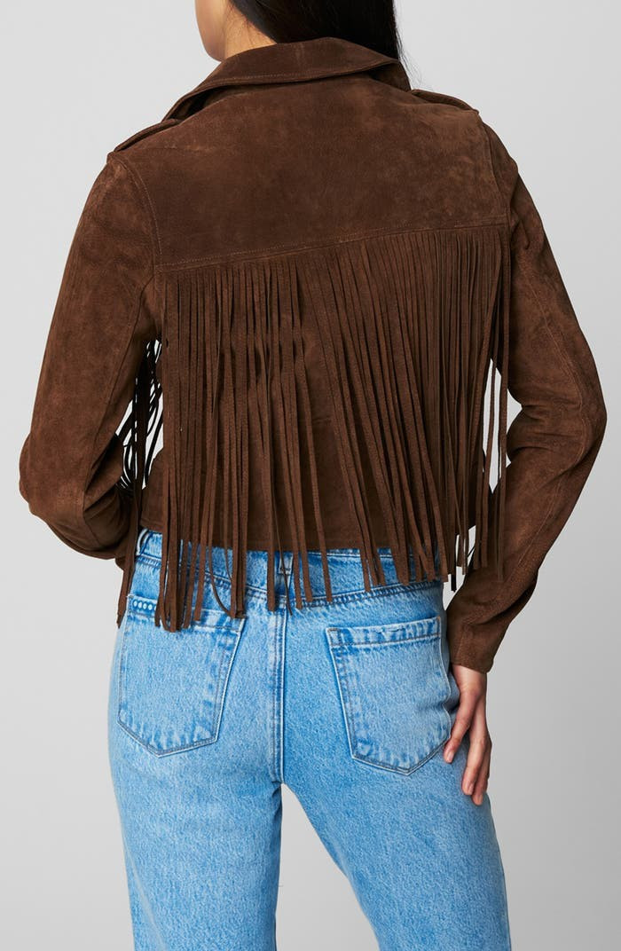 Fringe Suede Moto Jacket | Nordstrom