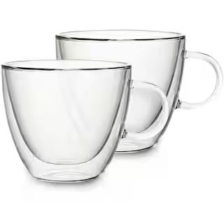 Villeroy & Boch Artesano Hot Beverages 14 oz. Double Wall Large Cup (2-Pack) 1172438086 - The Hom... | The Home Depot