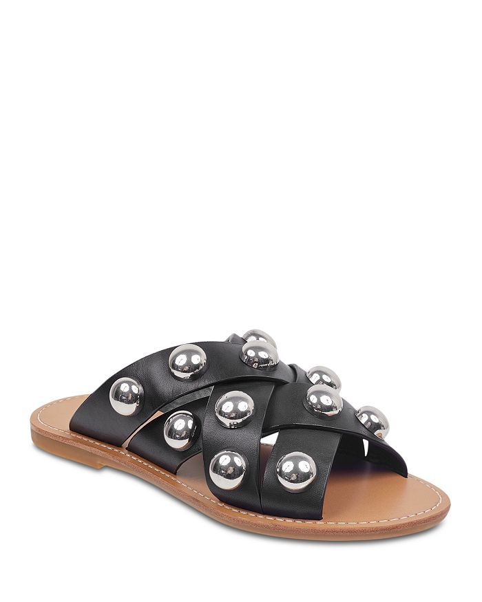 Marc Fisher LTD. Women's Raidan Leather Stud Slide Sandals  Shoes - Bloomingdale's | Bloomingdale's (US)