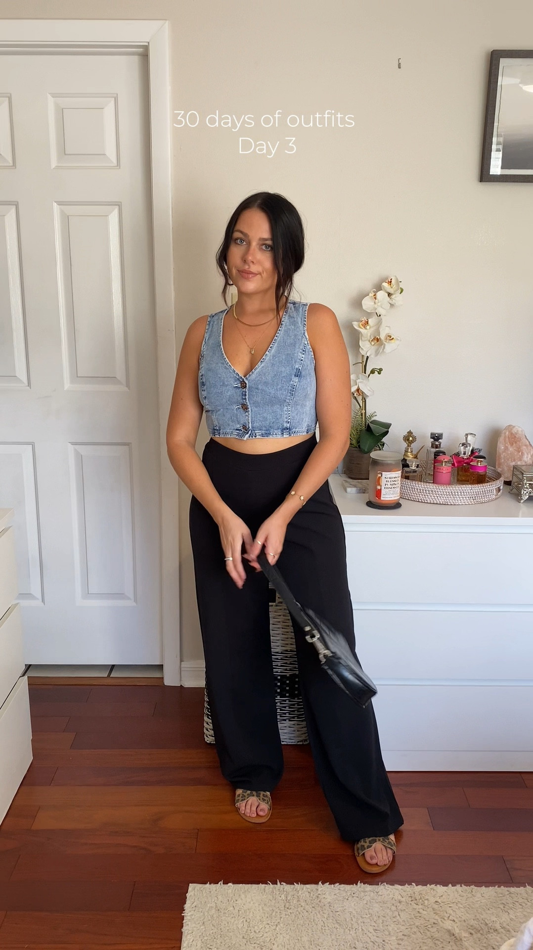 Denim vest - M - Marshall’s 
Pants - Bohoo 
Bag - Amazon
Shoes - Target  

#LTKFindsUnder50 #LTKSeasonal #LTKStyleTip