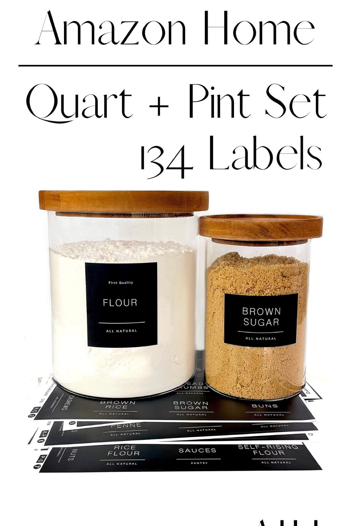 $15 set from Amazon court and paint cans of 134 labels

Amazon home kitchen accessories kitchen storage storage solutions budget friendly storage pantry storage wood and glass bamboo￼

#LTKhome #LTKunder100 #LTKunder50