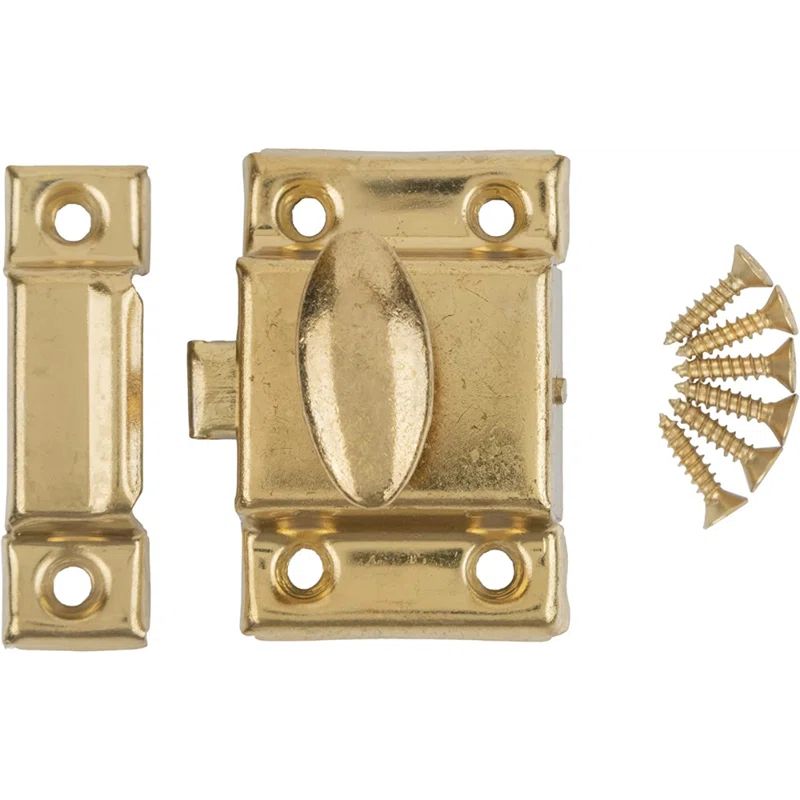 Stamped Brass Cabinet Door Latch and Catch | Wayfair North America