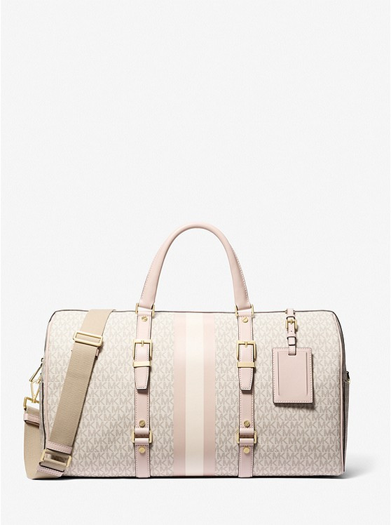 Bedford Travel Extra-Large Logo Stripe Weekender Bag | Michael Kors US