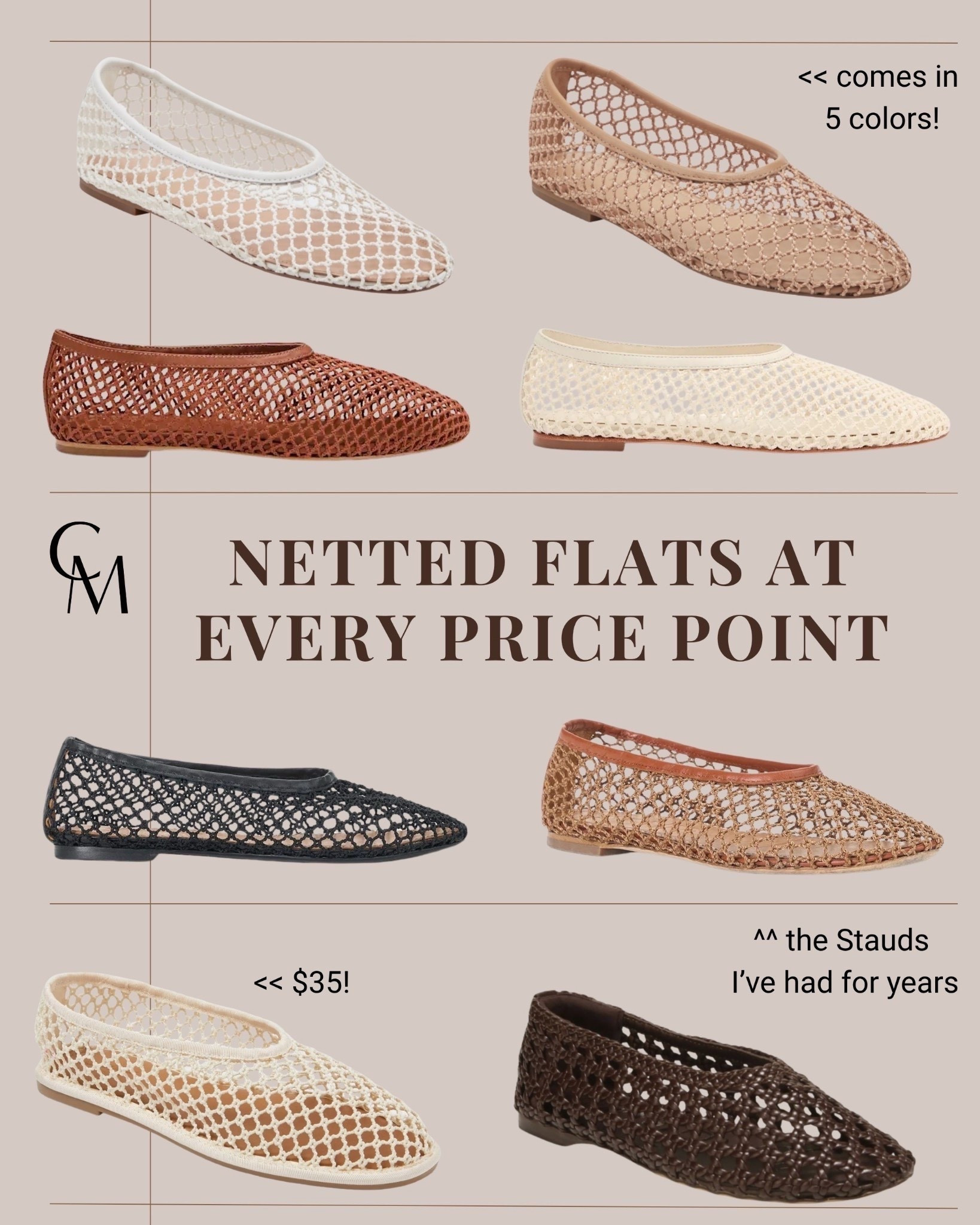 Netted flats at every price point 😍 

#LTKPetite #LTKSeasonal #LTKmomlife