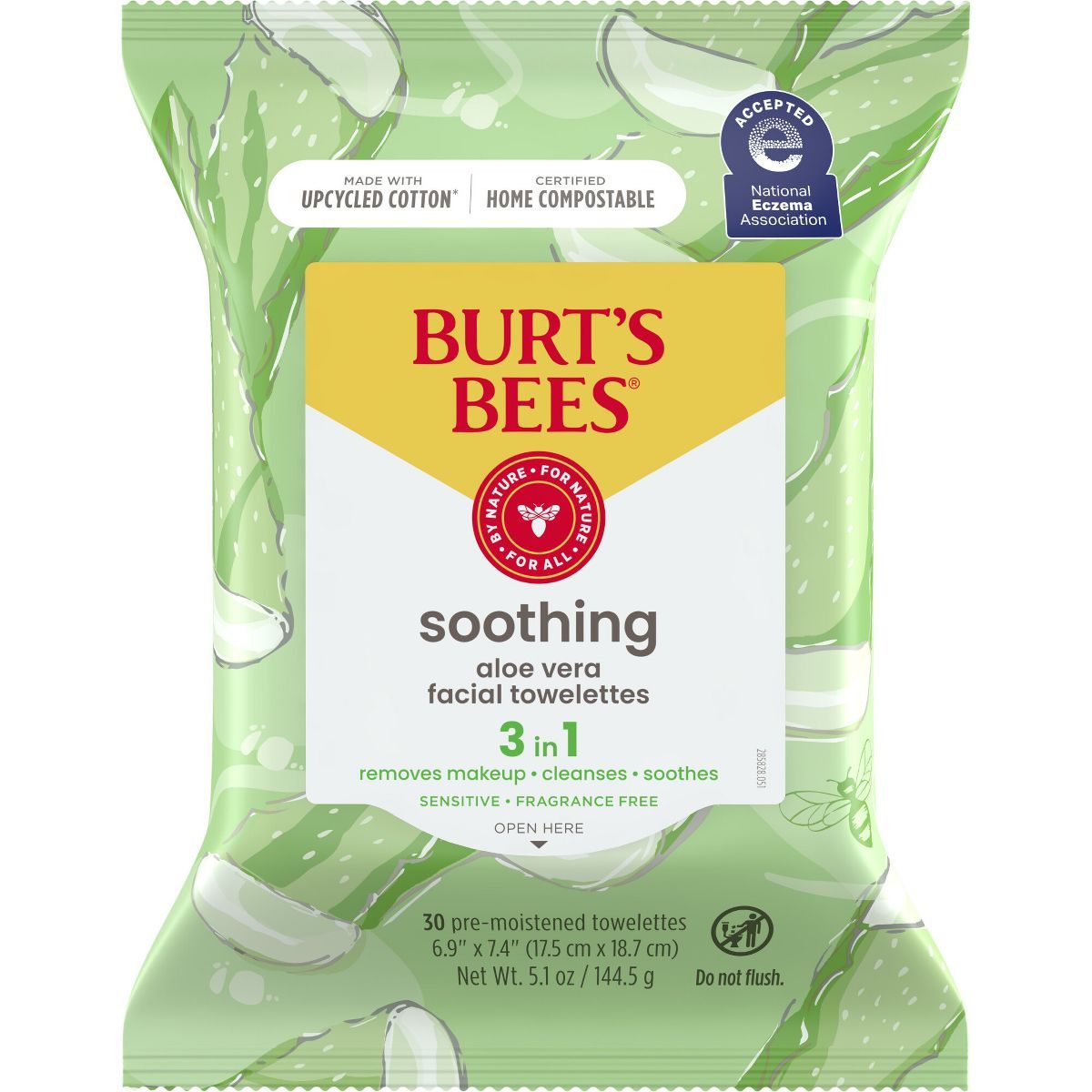 Burt's Bees Facial Cleansing Towelettes Sensitive - Unscented - 30ct | Target