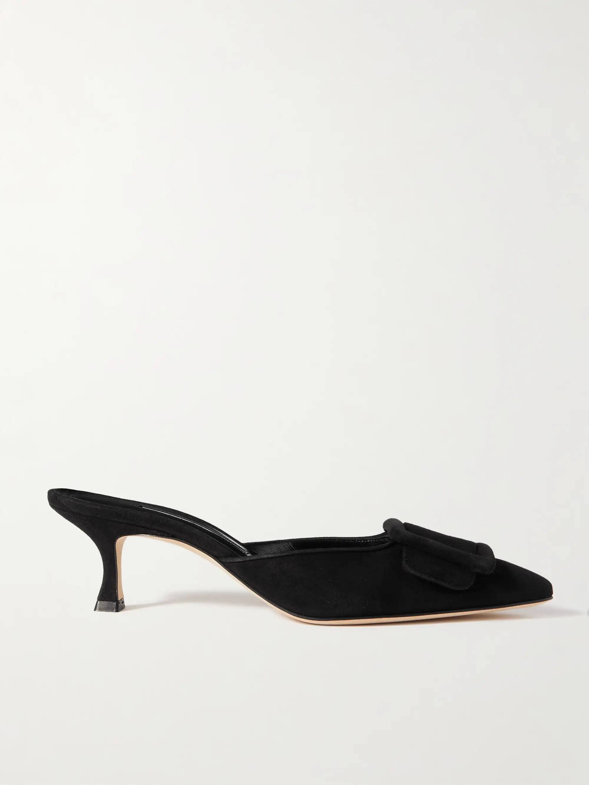 Maysale 50 buckled suede mules | NET-A-PORTER APAC