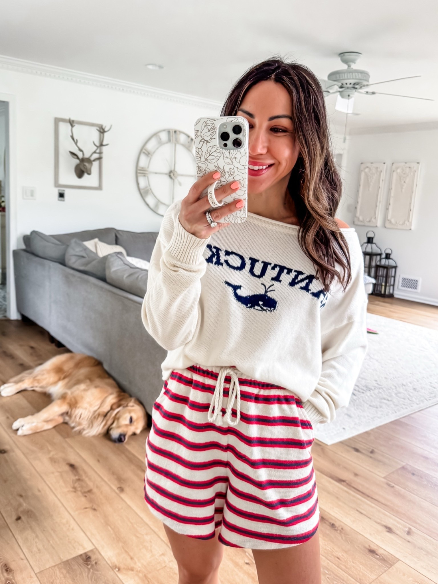 Small shorts. Small sweater. Target fashion.

#LTKSaleAlert #LTKOver40