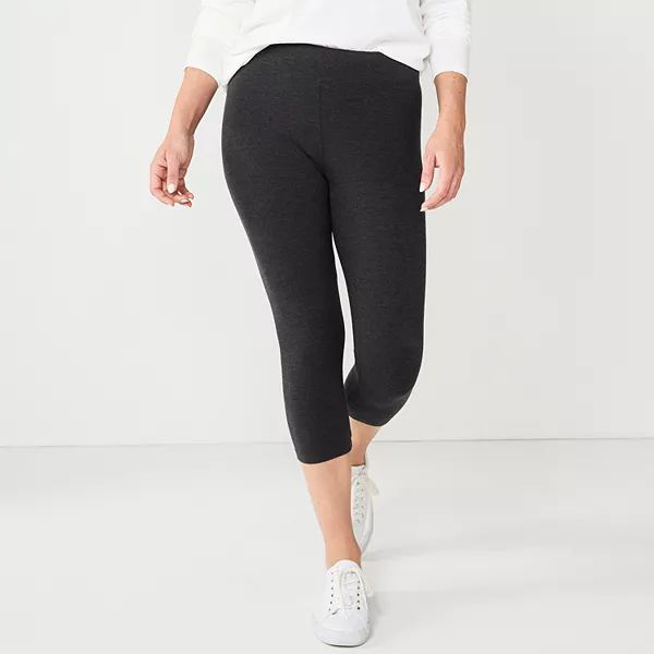 Women's Croft & Barrow® Knit Capri Pants | Kohl's