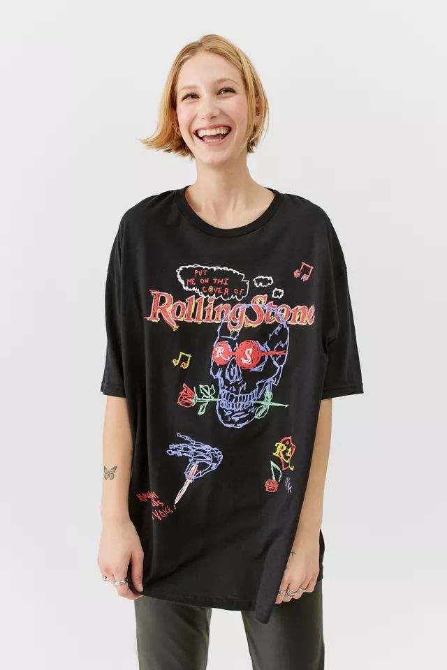 Rolling Stone Magazine Graphic T-Shirt Dress | Urban Outfitters (US and RoW)